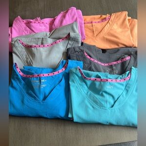 Heart and soul scrub top lot